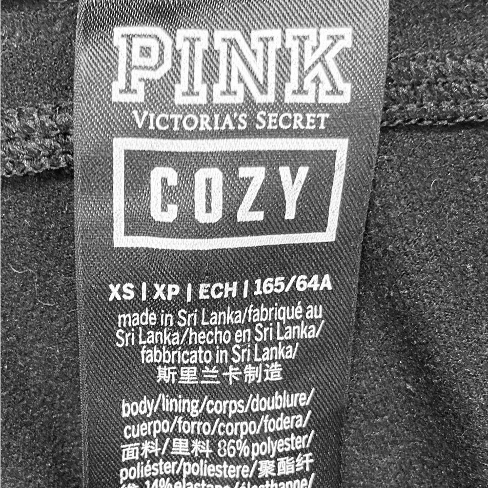 PINK Y2K Victoria's Secret PINK Classical Cozy Leggings Sz XS - Picture 4 of 4